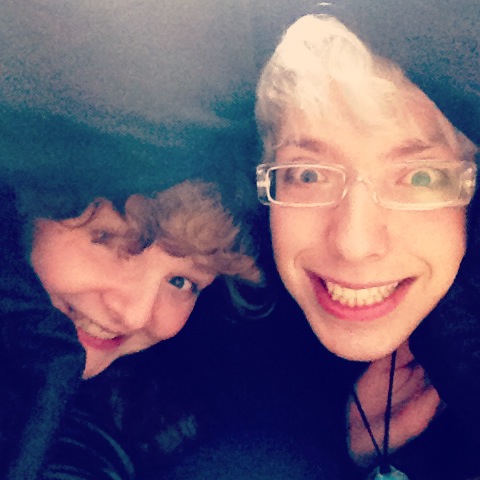 It was cold so we hid in the duvet :)